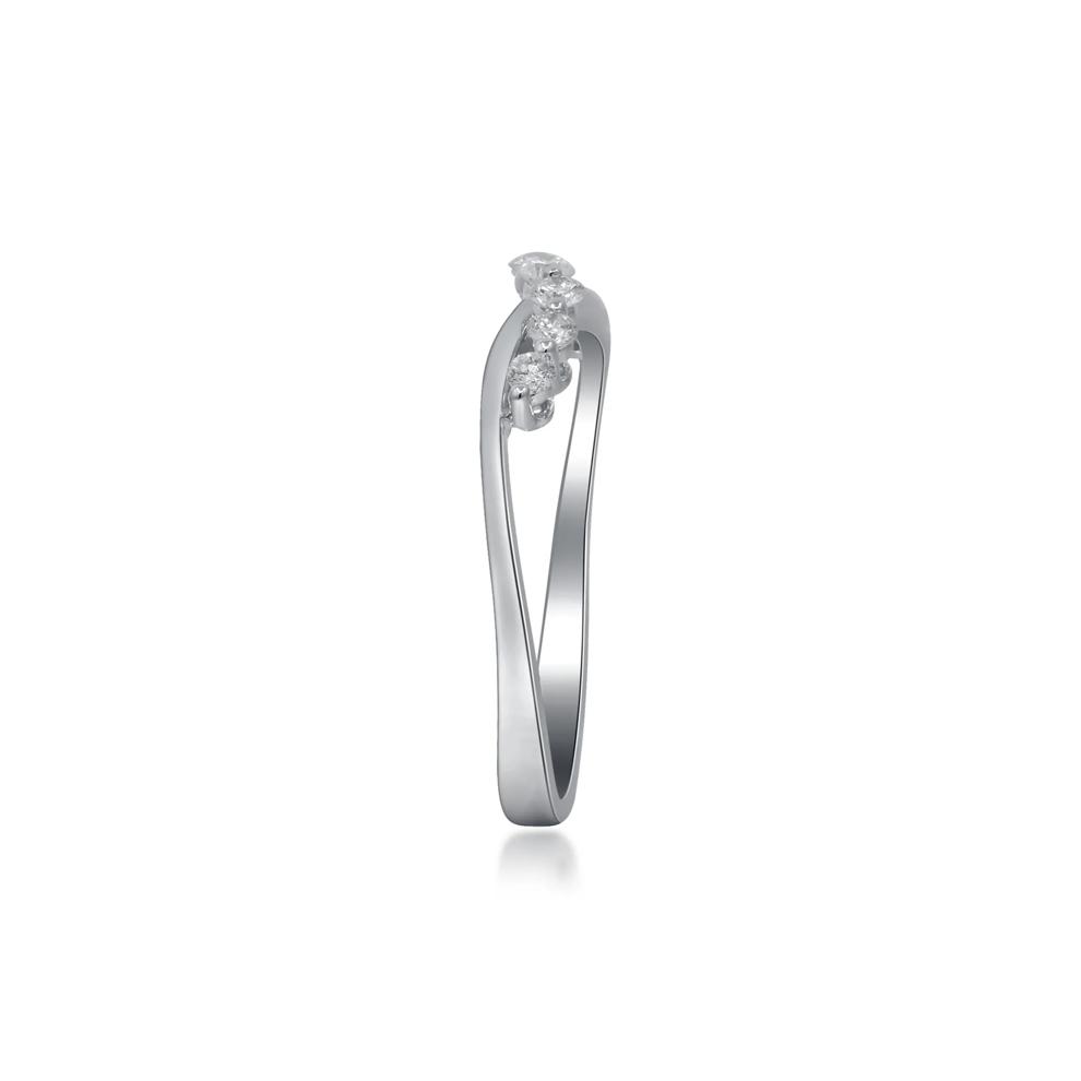 Diamond Ring in 10K White Gold (1/5 ct. tw.) – Image 3 of 5