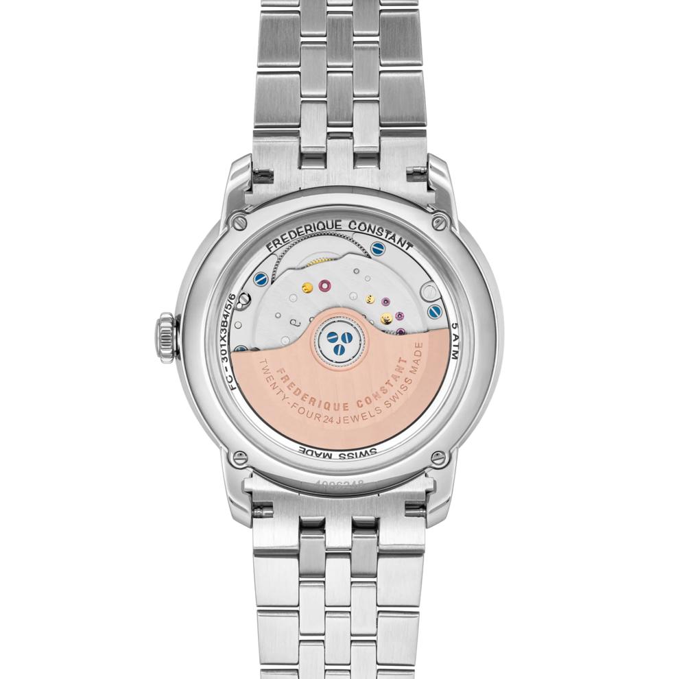 Men's Classics Watch With a Salmon Dial and Stainless Steel Bracelet – Image 2 of 3