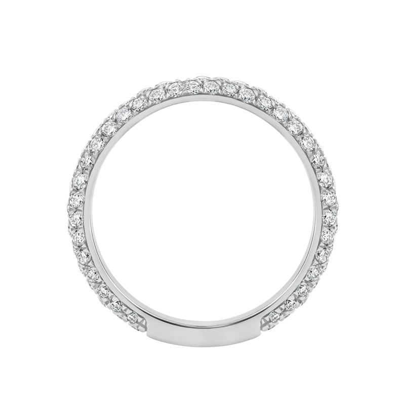 &ldquo;Darcy&rdquo; Lab Grown Diamond Anniversary Band in Platinum &#40;3/4 ct. tw.&#41; – Image 2 of 4