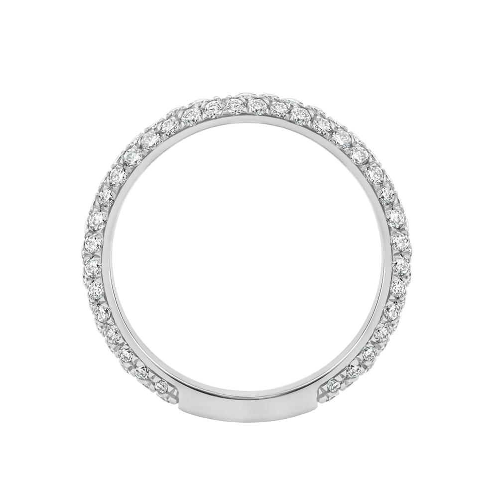 &ldquo;Darcy&rdquo; Lab Grown Diamond Anniversary Band in Platinum (3/4 ct. tw.) – Image 2 of 4