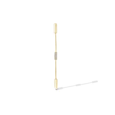 Men's Lab Grown Diamond Collar Bar in Vermeil (1/5 ct. tw.)