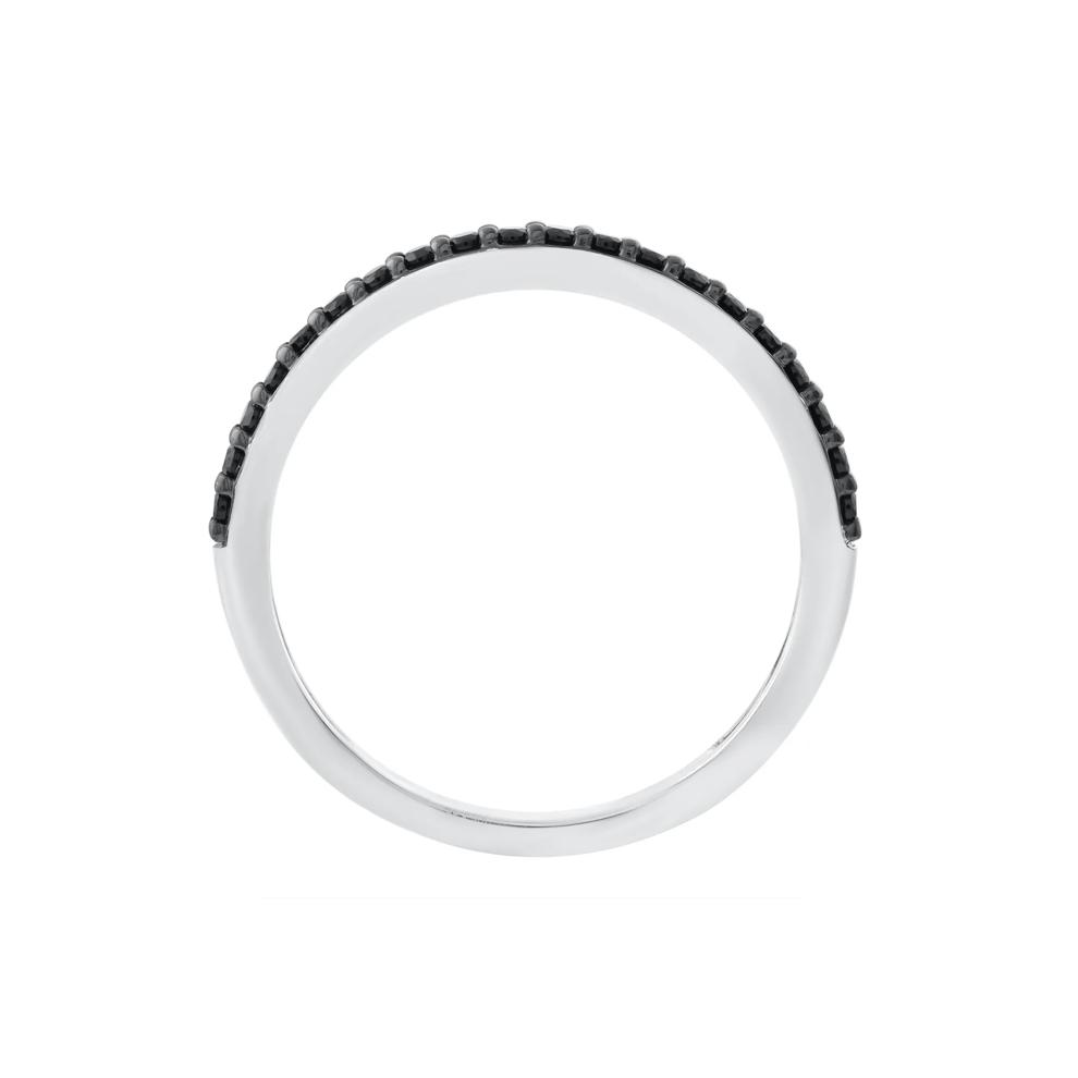 Black Diamond Band in Sterling Silver (1/5 ct. tw.) – Image 2 of 3