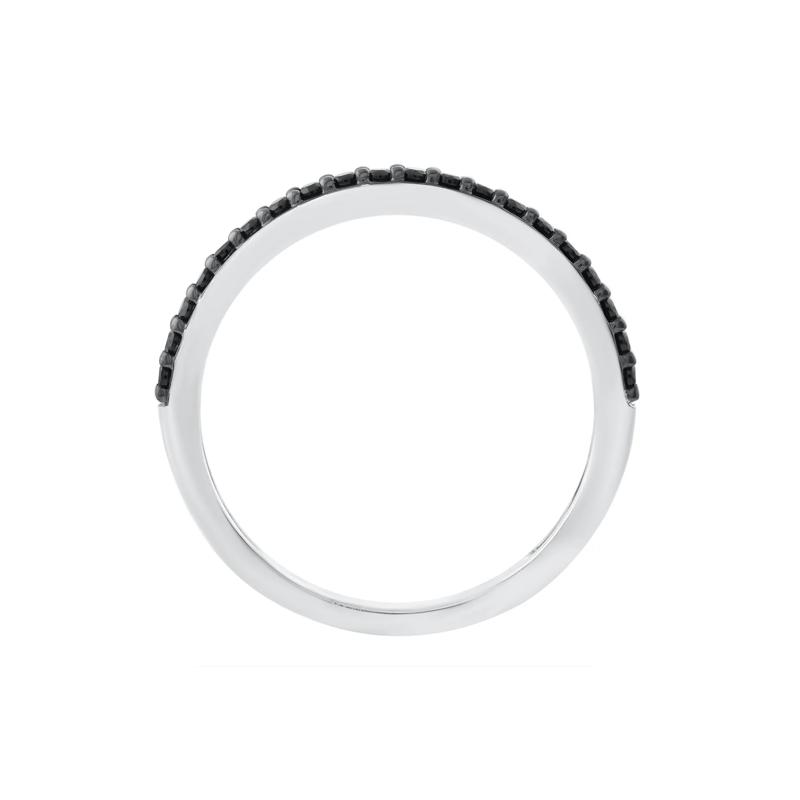 Black Diamond Ring in Sterling Silver &#40;1/5 ct. tw.&#41; – Image 2 of 3