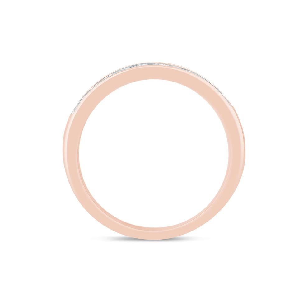 Princess-Cut Diamond Channel-Set Band in 14K Rose Gold (1/2 ct. tw.) – Image 2 of 3