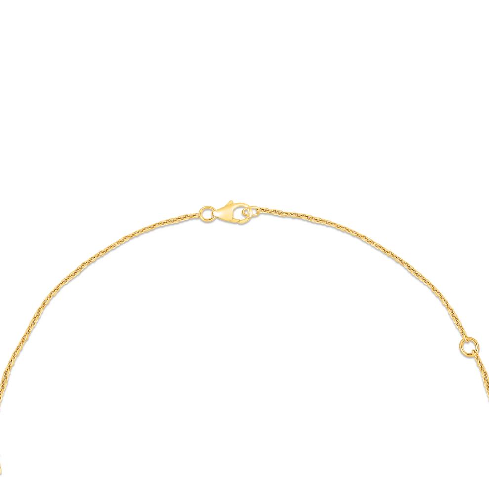 Lab Grown Diamond Pear-Shaped Flower Pendant Necklace in 14K Yellow Gold (1 ct. tw.) – Image 2 of 4