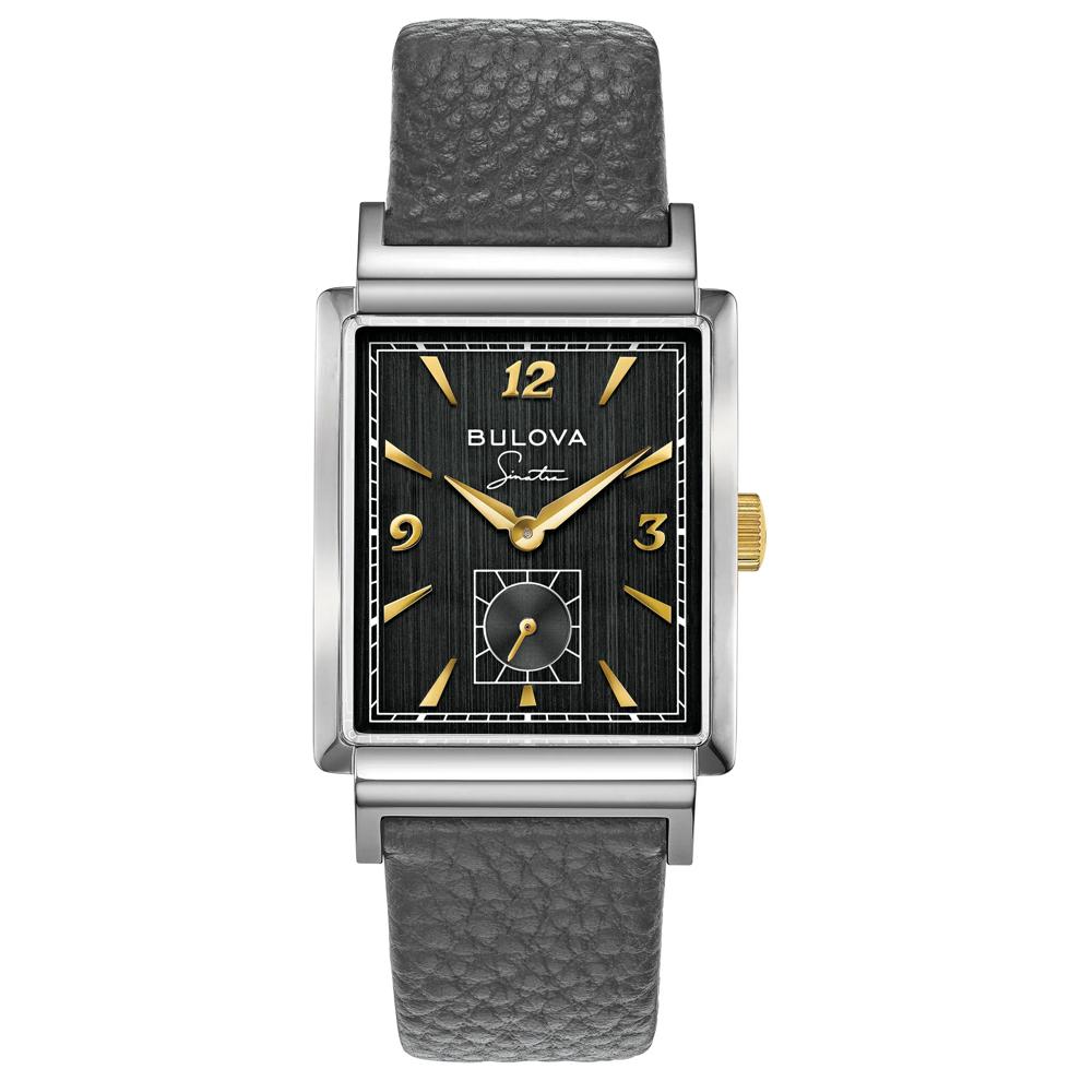 Men's Frank Sinatra My Way Watch in Black Leather – Image 1 of 3