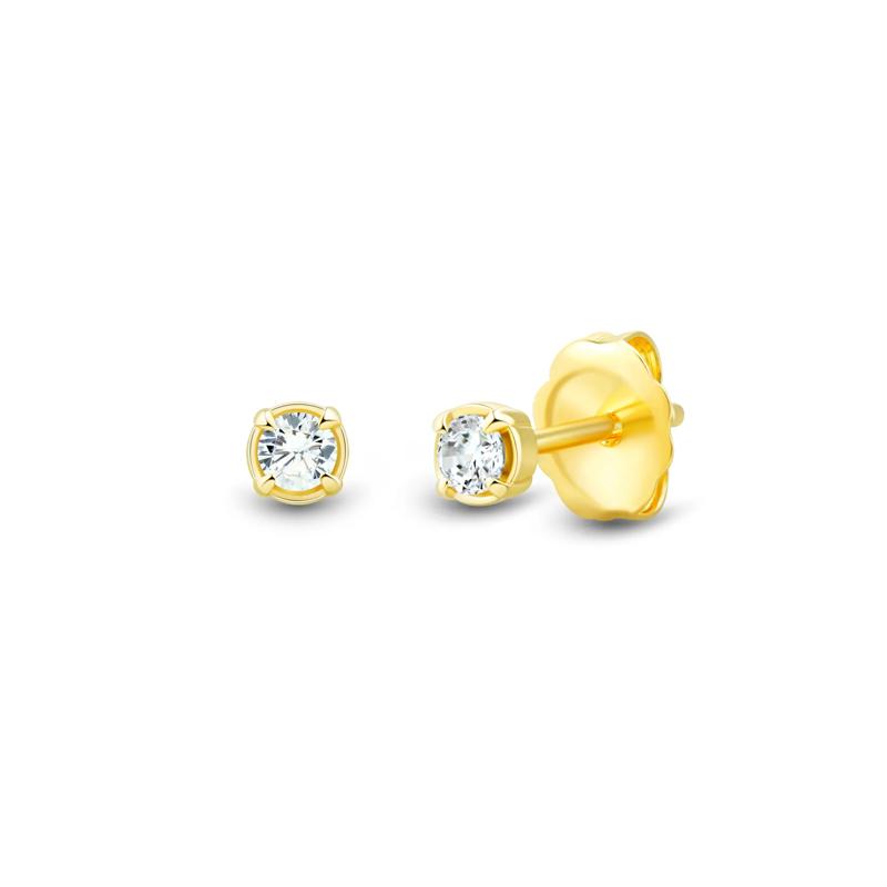 Lab Grown Diamond Stud Earring Box Set in Vermeil &#40;1/4 ct. tw.&#41; – Image 6 of 7
