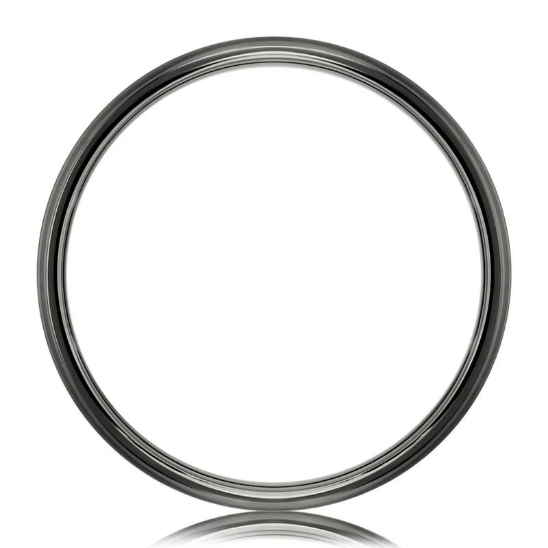 Men&#39;s Band in Tantalum, 7MM – Image 2 of 3