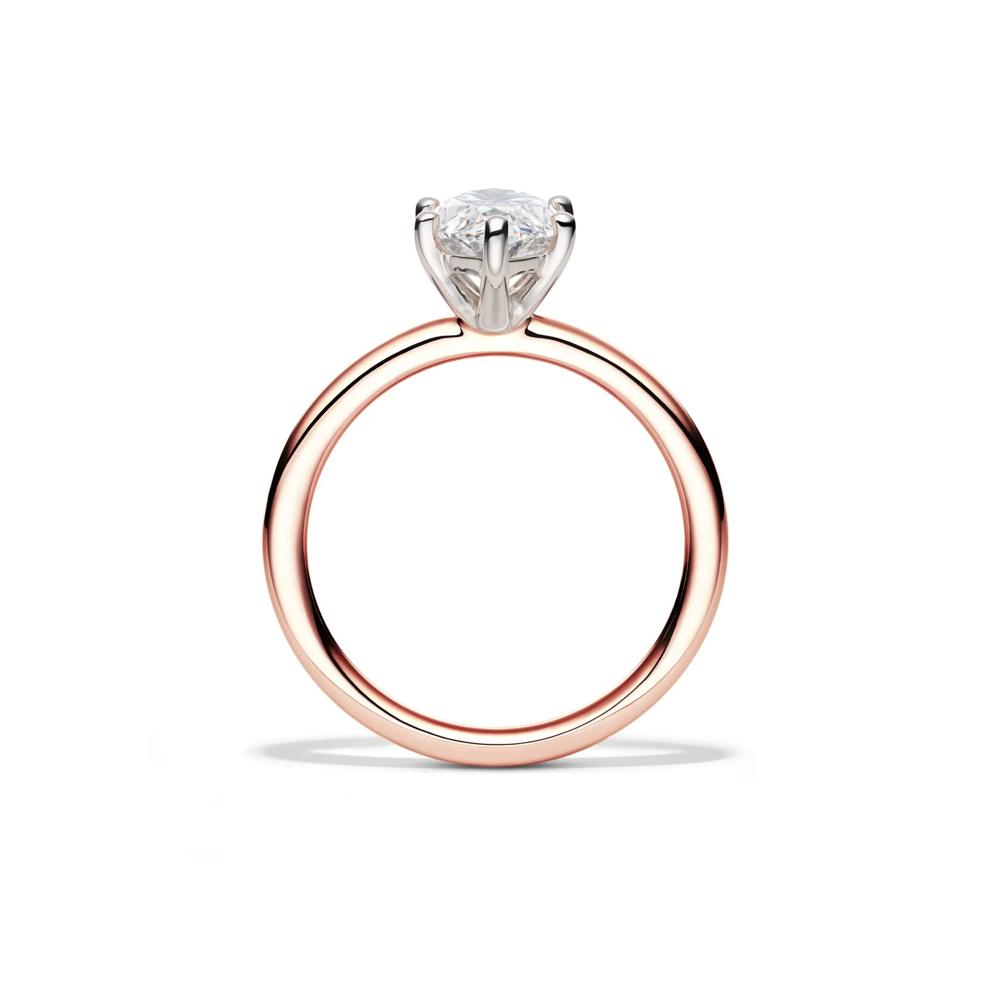 Lab Grown Diamond Solitaire Marquise Engagement Ring in 14k Rose Gold (2 ct.) – Image 2 of 4