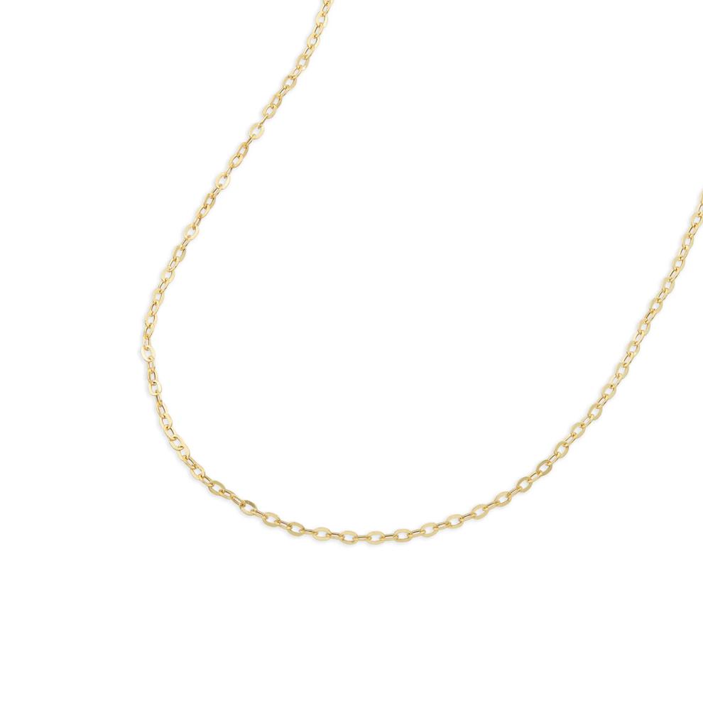 Rolo Chain in 14K Yellow Gold, 1.2mm, 16&rdquo; – Image 4 of 5
