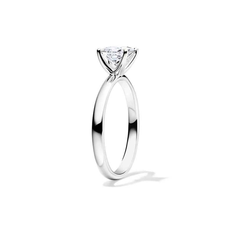 Diamond Princess Cut Solitaire Engagement Ring in 14K White Gold (1 ct.) – Image 3 of 5