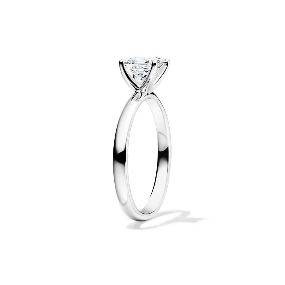 Diamond Princess Cut Solitaire Engagement Ring in 14K White Gold (1 ct.) – Image 3 of 5