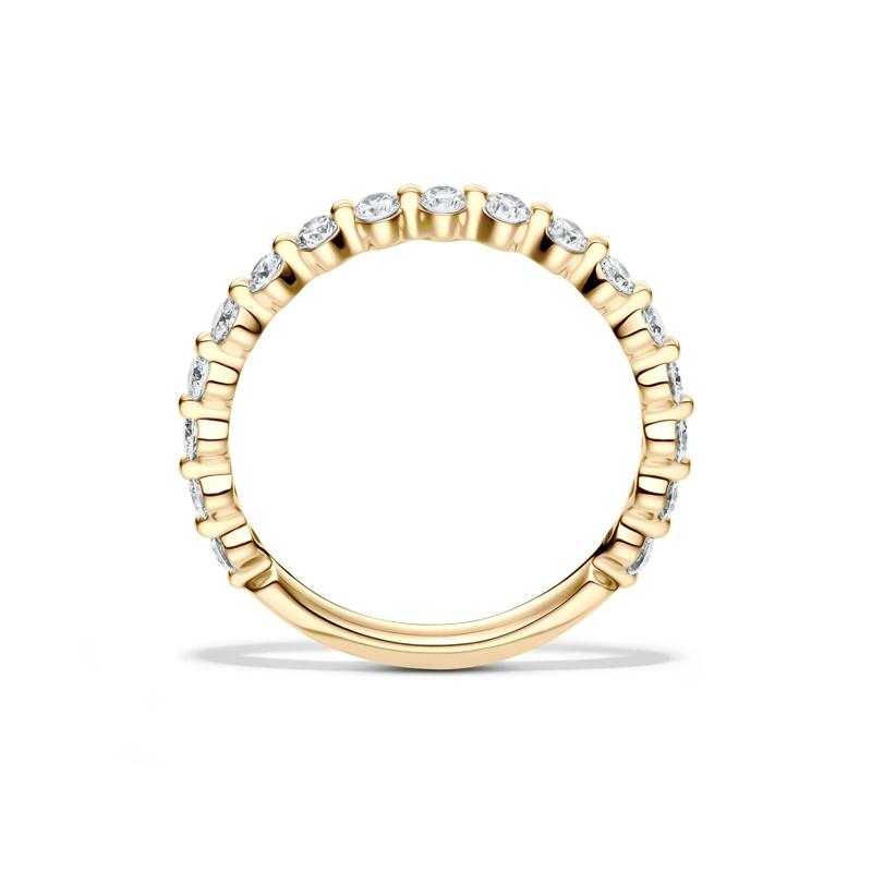 Lab Grown Diamond Wedding Band in 14K Yellow Gold &#40;1/2 ct. tw.&#41; – Image 2 of 4