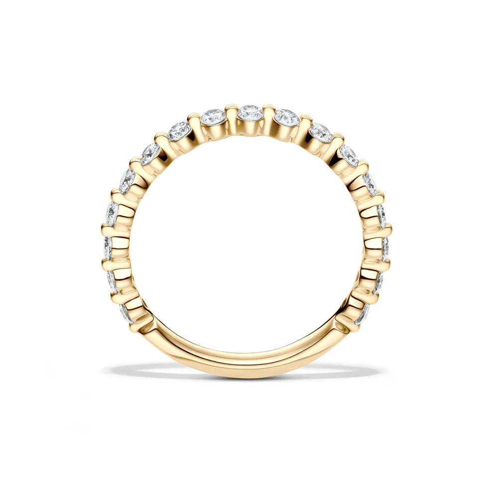 Lab Grown Diamond Wedding Band in 14K Yellow Gold (1/2 ct. tw.) – Image 2 of 4