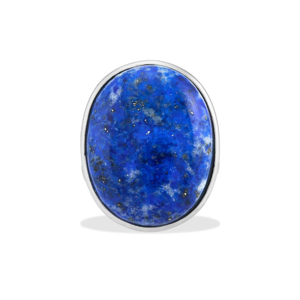 Blue Lapis Ring in Sterling Silver – Image 1 of 4