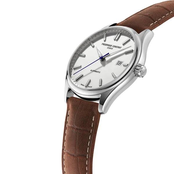 Men's Classics Index Automatic Watch With a White Dial and Brown Leather Strap – Image 2 of 3