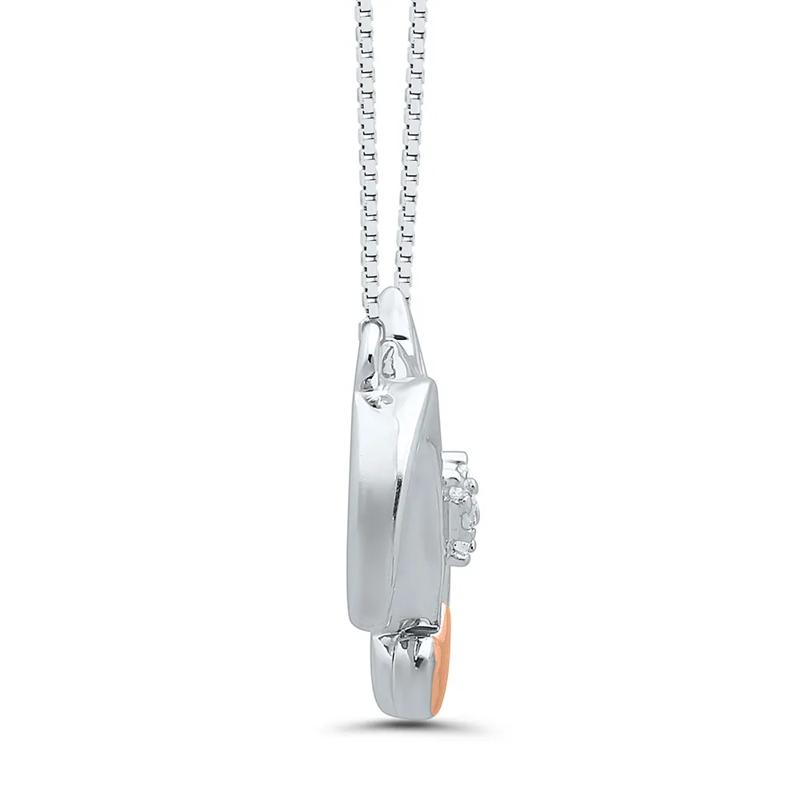 Diamond Infinity Arrow Pendant in Sterling Silver – Image 2 of 3