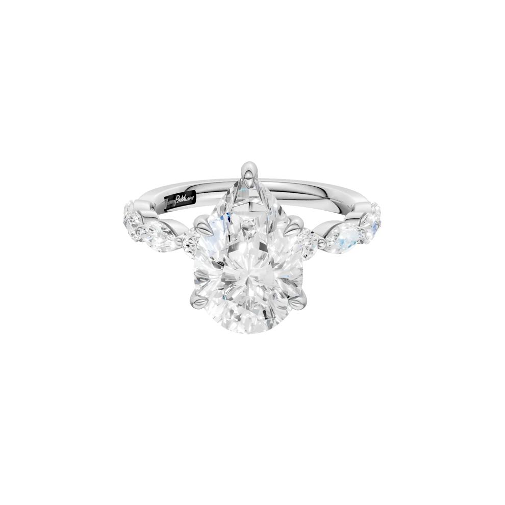 Alma Lab Grown Diamond Engagement Ring in Platinum (3 3/4 ct. tw.) – Image 1 of 5