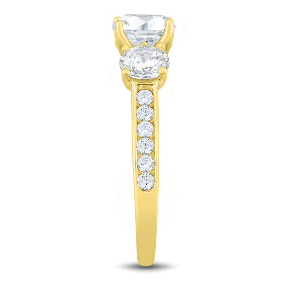 Lab Grown Diamond Engagement Ring in 14K Yellow Gold (2-1/4 ct. tw.) – Image 3 of 3