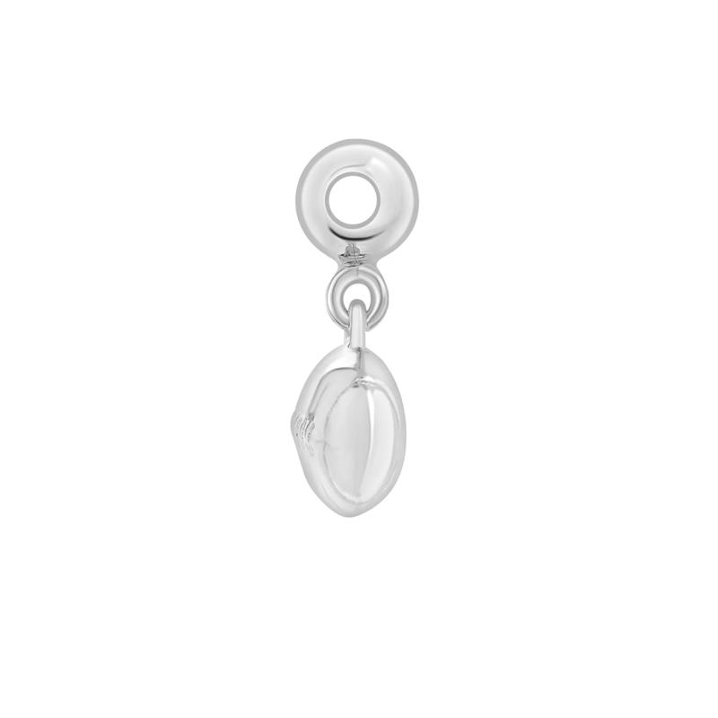 Football Bead Charm in Sterling Silver – Image 2 of 3