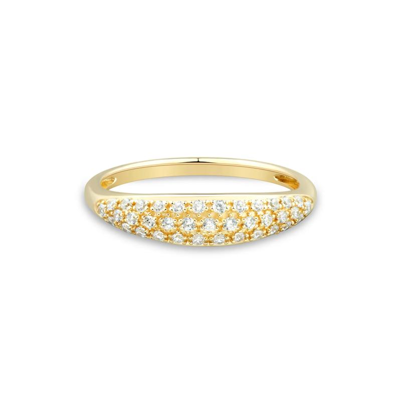 Diamond Ring in 10K Yellow Gold &#40;1/5 ct. tw.&#41; – Image 1 of 3