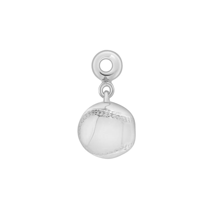 Baseball Bead Charm in Sterling Silver – Image 2 of 3