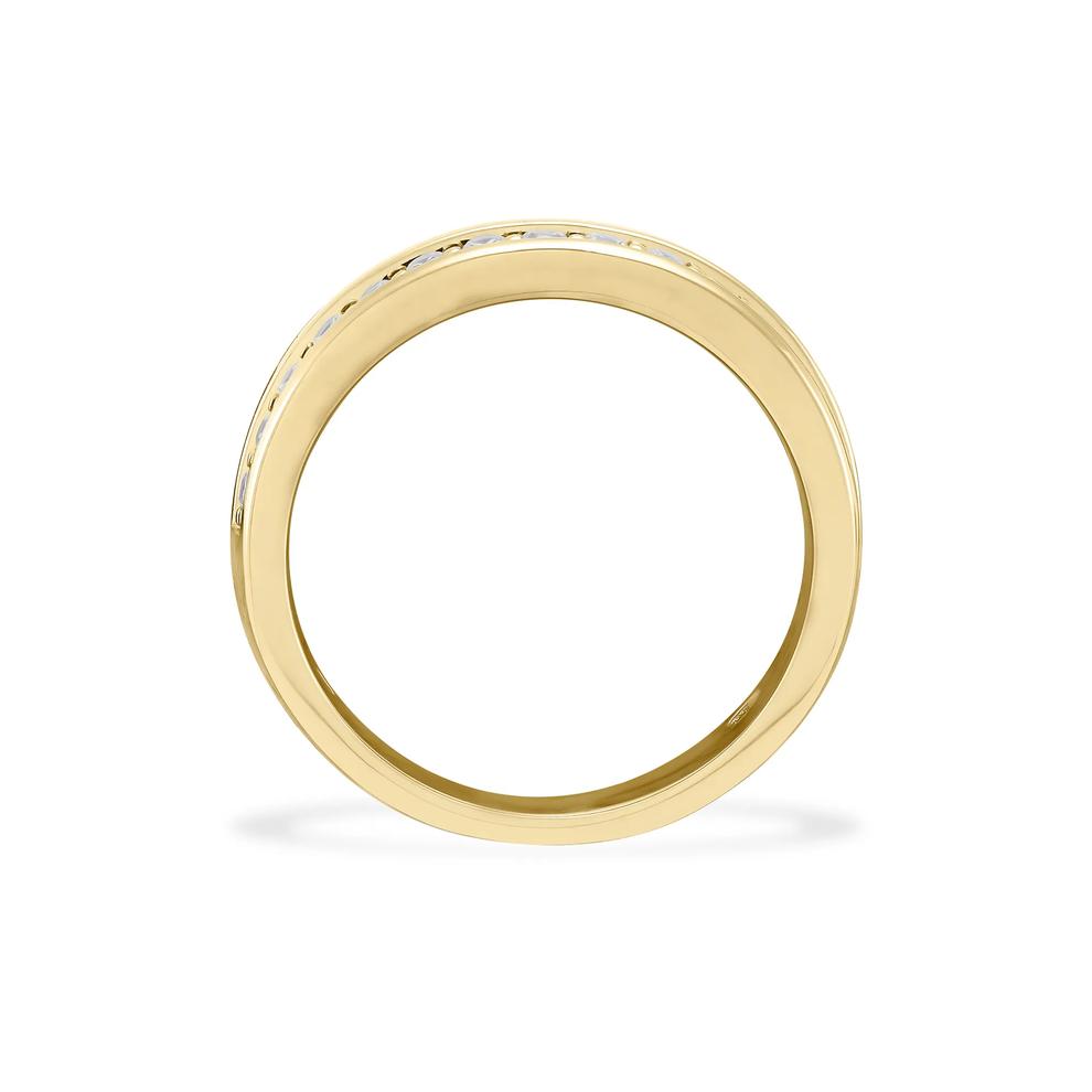 Men's Lab Grown Diamond High Polish Band in 10K Yellow Gold (1/2 ct. tw.) – Image 2 of 4