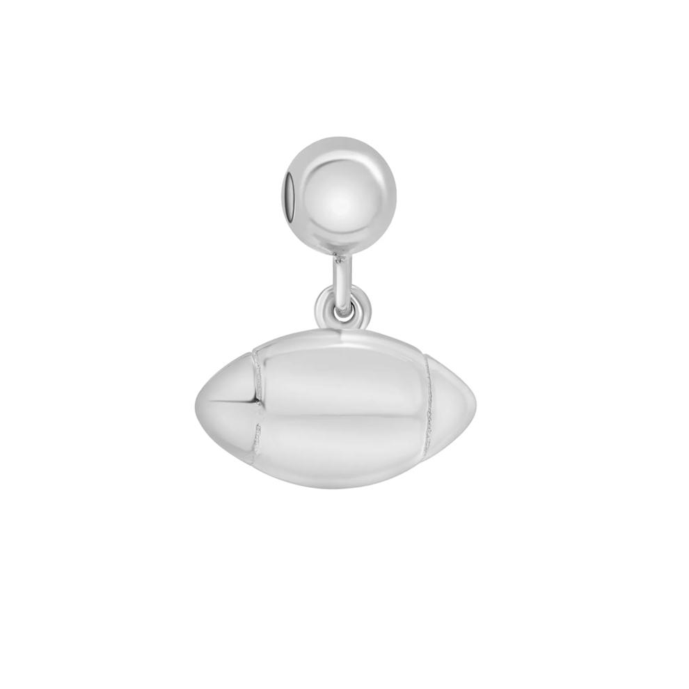 Football Bead Charm in Sterling Silver – Image 3 of 3