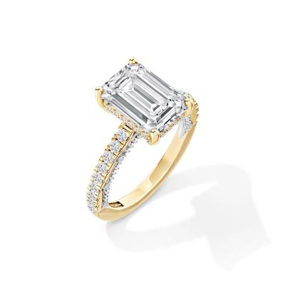 Eliza Lab Grown Diamond Engagement Ring in 18K Yellow & White Gold (4 1/2 ct. tw.)