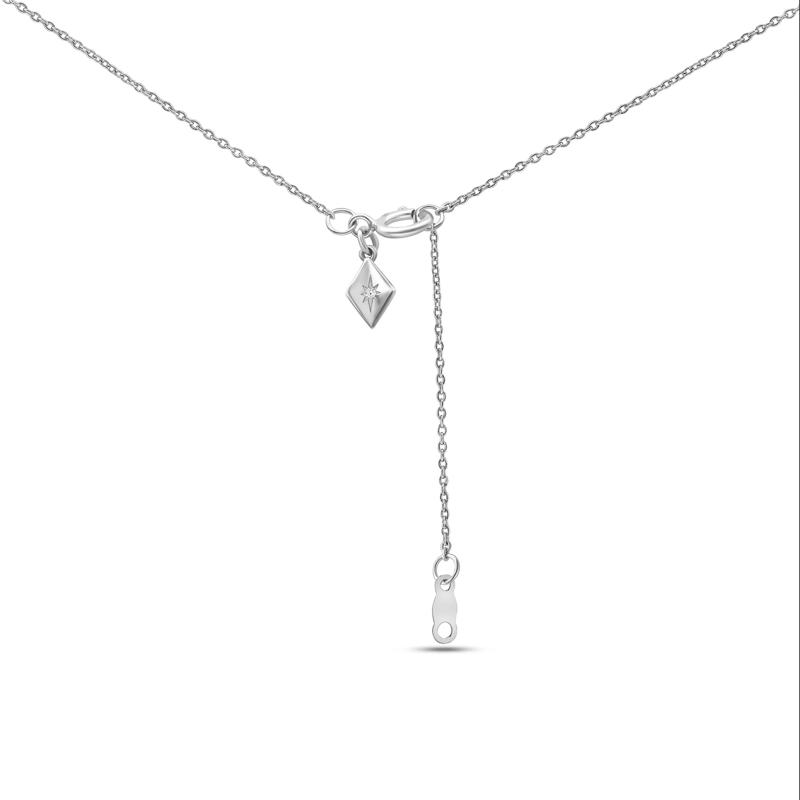 Lab Grown Diamond Mixed Cut Lariat Necklace in 14K White Gold &#40;3 ct. tw.&#41; – Image 3 of 3