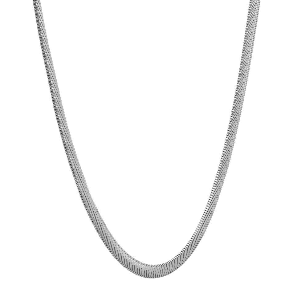 Snake Chain in Sterling Silver, 17" – Image 2 of 6