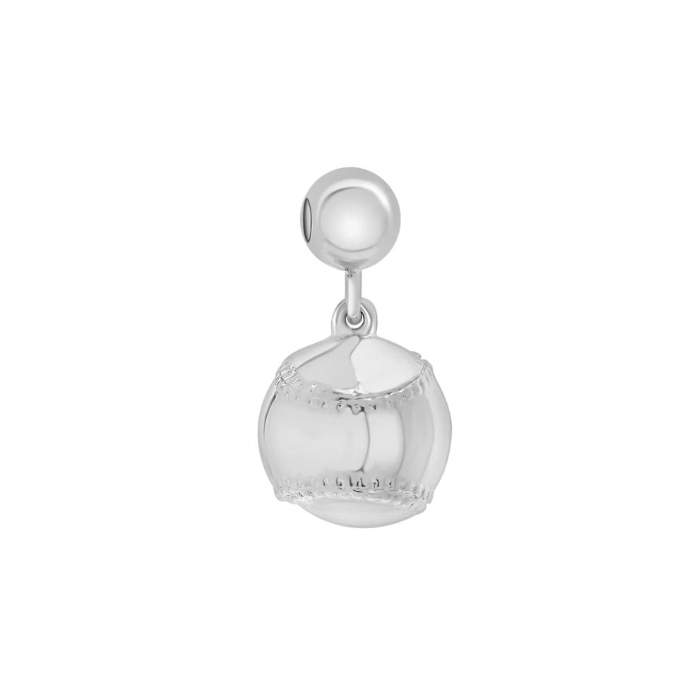 Baseball Bead Charm in Sterling Silver – Image 3 of 3