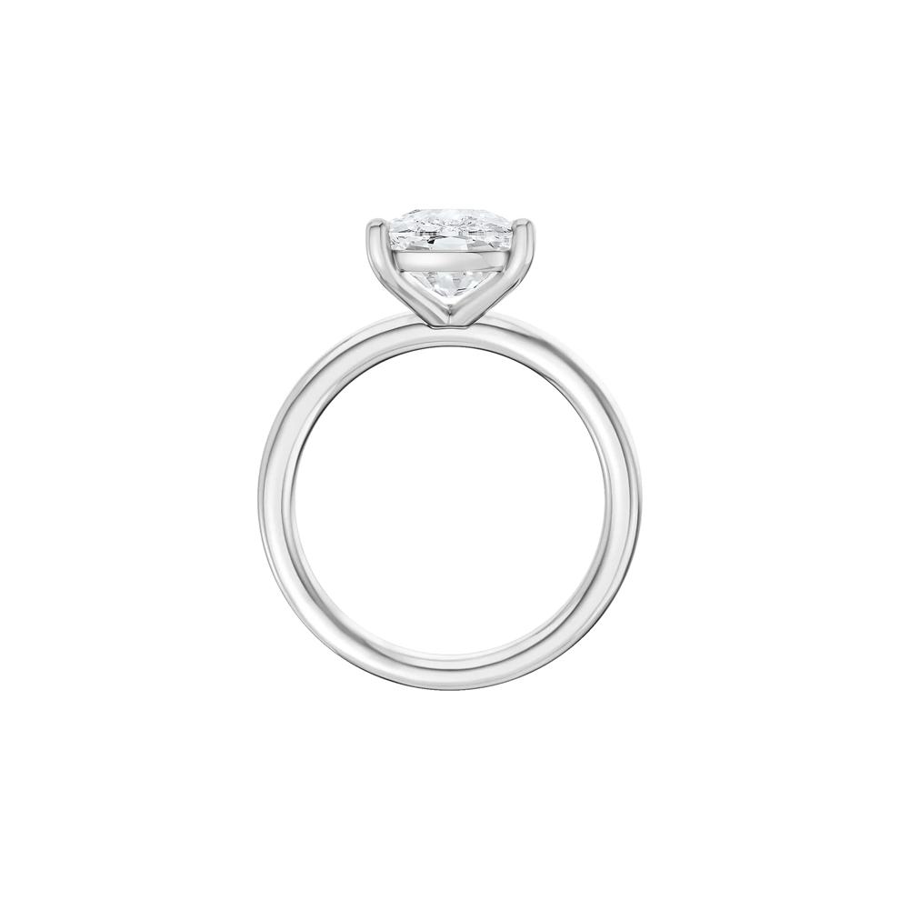 Lab Grown Diamond Elongated Cushion-Cut Engagement Ring in 14K White Gold (2 ct. tw.) – Image 2 of 4