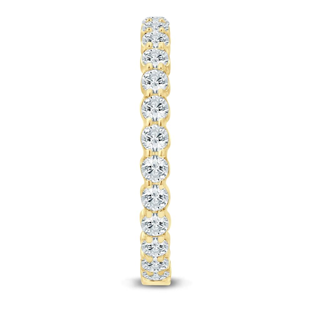 Lab Grown Diamond Round Sizeable Eternity Band in 14K Yellow Gold (1 ct. tw.) – Image 3 of 3