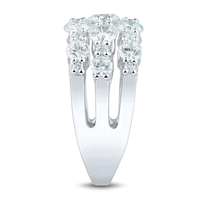 2 ct. tw. Lab Grown Diamond Band in 14K White Gold – Image 3 of 3