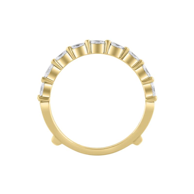 Lab Grown Diamond Marquise-Shaped Ring Insert in 14K Yellow Gold &#40;1/2 ct. tw.&#41; – Image 2 of 3