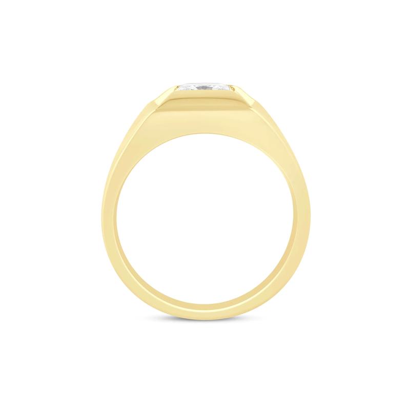 Men&#39;s Lab Grown Diamond Ring in 10K Yellow Gold &#40;1 1/2 ct. tw.&#41; – Image 2 of 3
