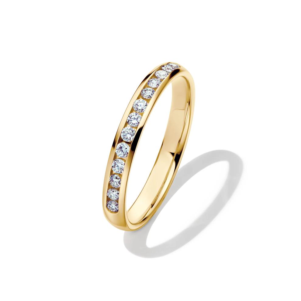 1/4 ct. tw. Diamond Anniversary Band in 14K Yellow Gold – Image 4 of 4
