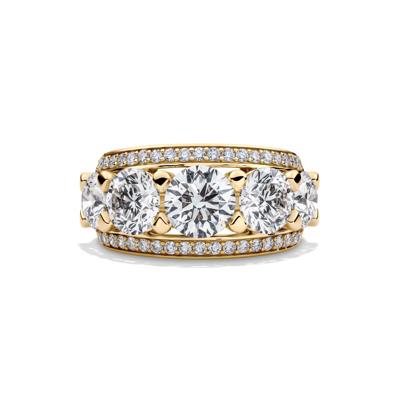 Lab Grown Diamond Multi-Row Anniversary Band in 14K Gold