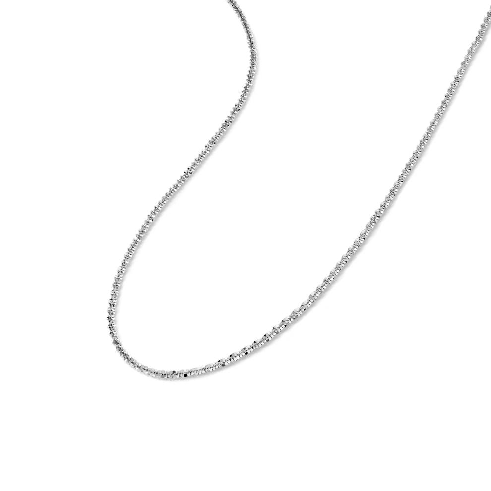 Crisscross Chain in 14K White Gold, 1.2MM, 20" – Image 3 of 4