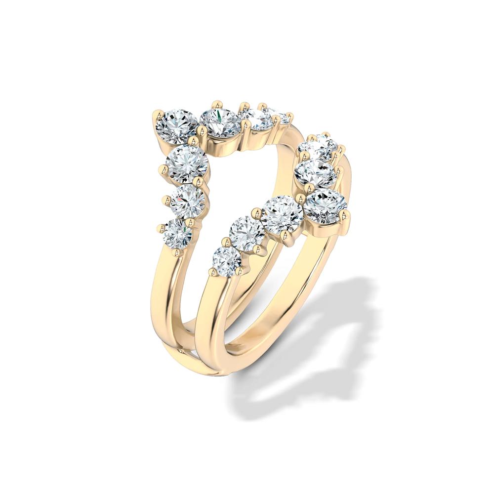 Lab Grown Diamond Contour Ring Enhancer in 14K Gold (1 1/2 ct. tw.) – Image 4 of 4