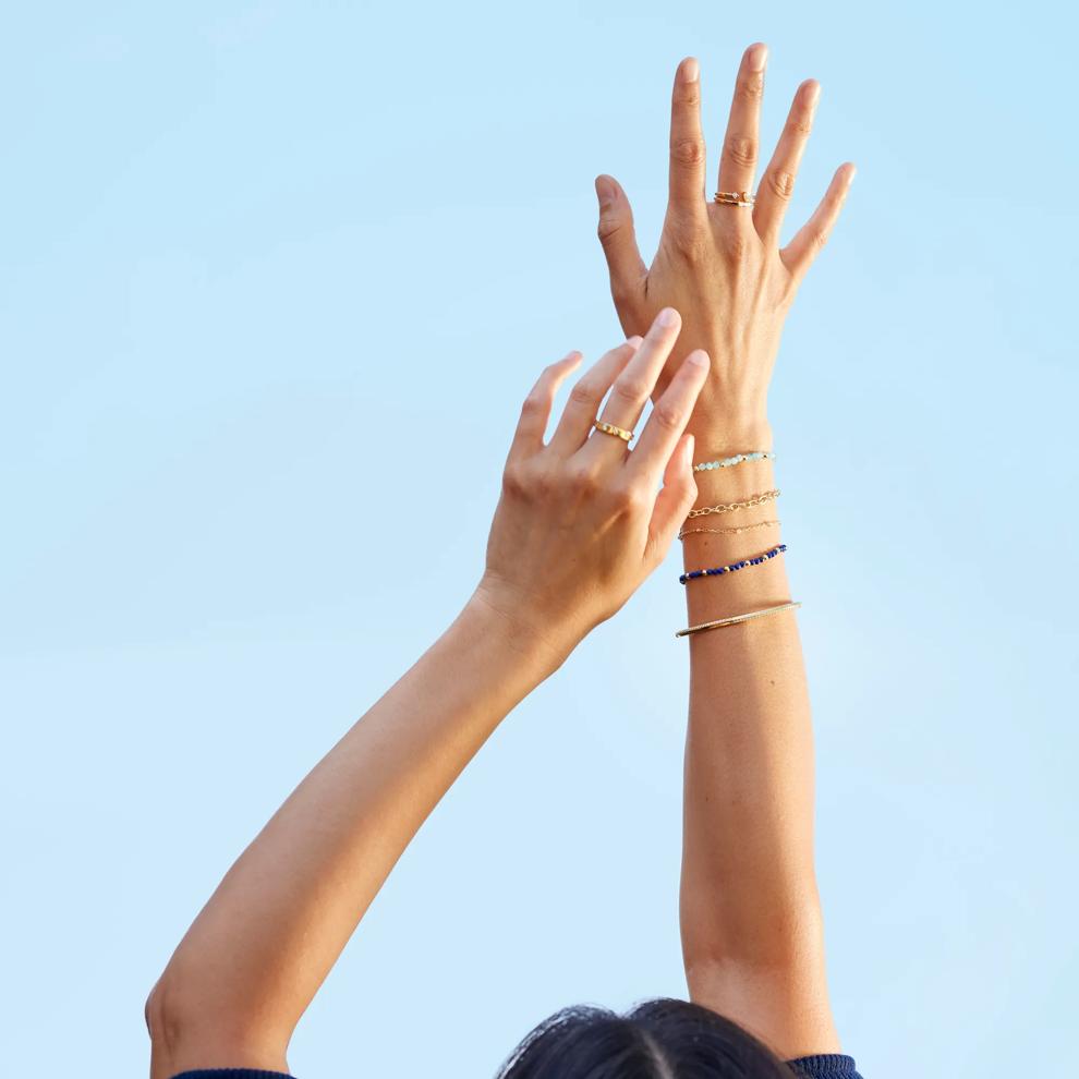 Lab Grown Diamond Cuff Bangle Bracelet in Vermeil (1/2 ct. tw.) – Image 3 of 6