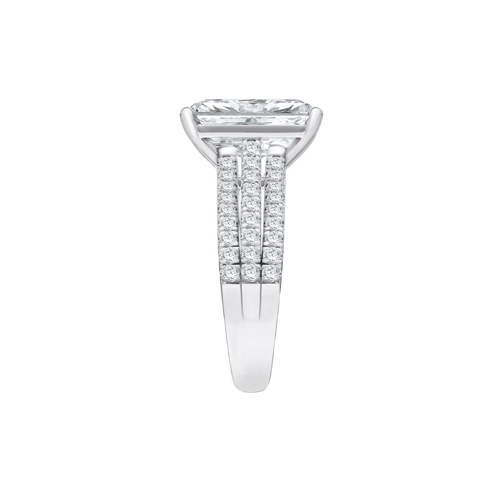 Lab Grown Diamond Engagement Ring in 14K White Gold (5 1/2 ct. tw.) – Image 3 of 4