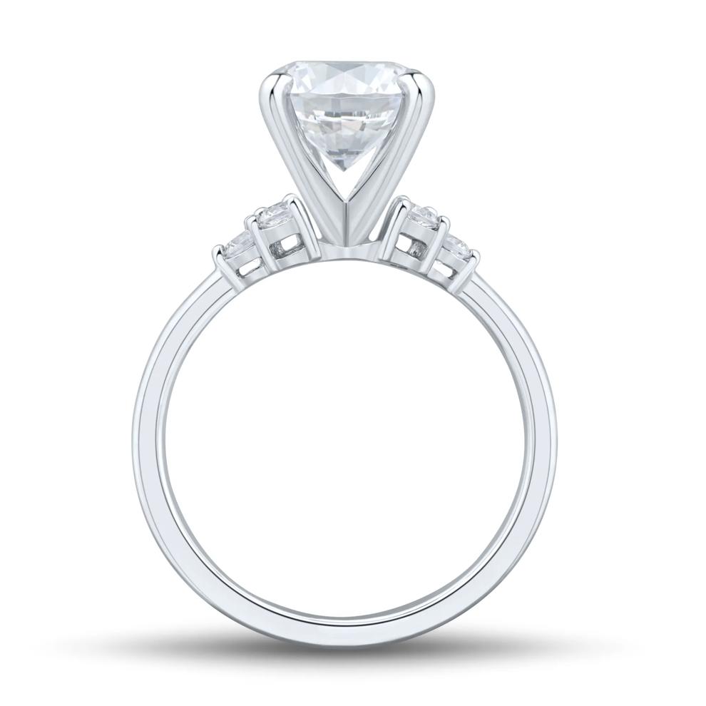 Lab Grown Diamond Semi-Mount Engagement Ring in 14K White Gold (1/4 ct. tw.) (Setting Only) – Image 6 of 6