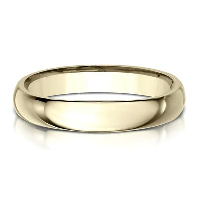 Wedding Band in 14K Yellow Gold, 4MM