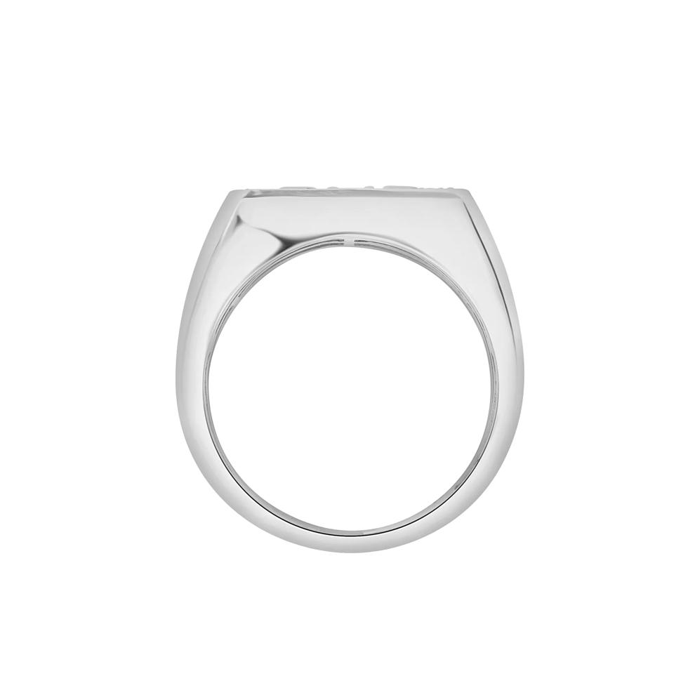 Men's Black Diamond Dad Ring in Sterling Silver (1/3 ct. tw.) – Image 7 of 10