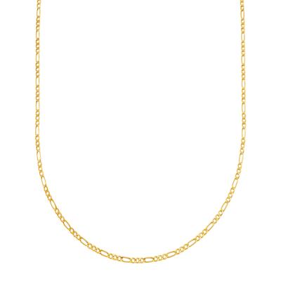 Figaro Link Chain in 14K Yellow Gold, 2.6mm, 22”