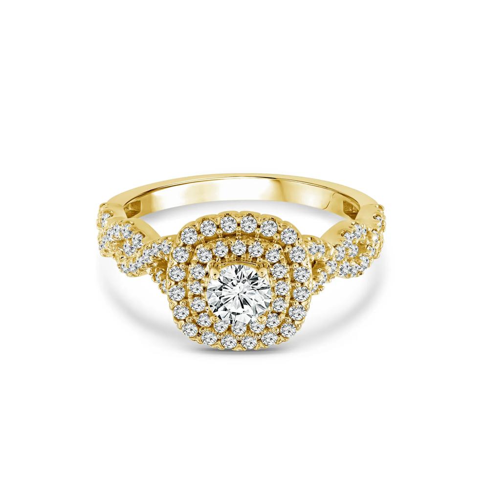 Lab Grown Diamond Engagement Ring in 10K Gold (1 ct. tw.) – Image 1 of 1