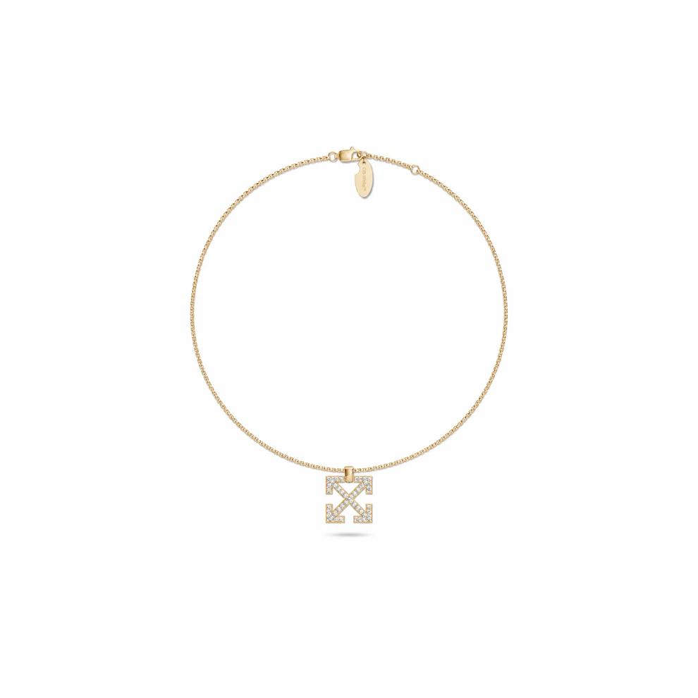 Men's Lab Grown Diamond Arrow Design Pendant Necklace in Vermeil (1 1/3 ct. tw.) – Image 3 of 4