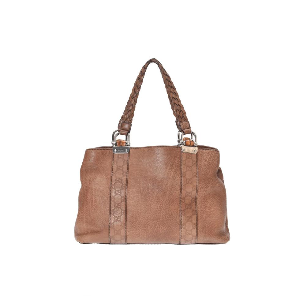 Pre-Owned Gucci Bamboo Bar Tote – Image 1 of 8